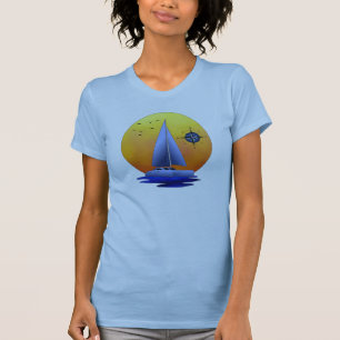 Camiseta Navegación del catamarán