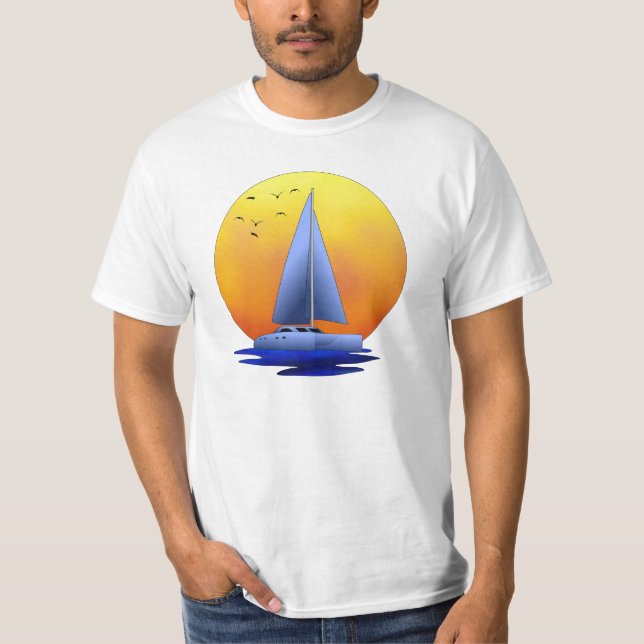 Camiseta Navegación del catamarán (Anverso)