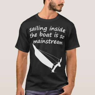 Camiseta Navegación en barco en barco catamarán trapeze