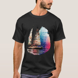 Camiseta Navegación en barco Mar Mundo de la belleza oceáni
