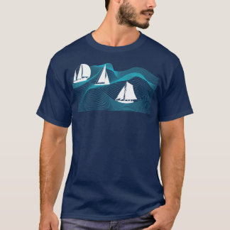 Camiseta Navegación en velero por el Océano Atlántico