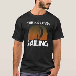 Camiseta Navegación Guay Para Niños Barcos Navales