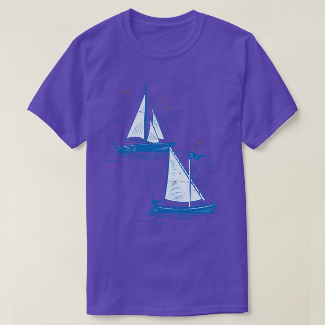 Camiseta Navegación Hobby Sailor Gift (Diseño del anverso)
