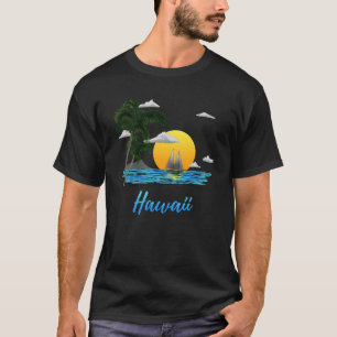 Camiseta Navegación por el estado de Aloha en las Islas Haw