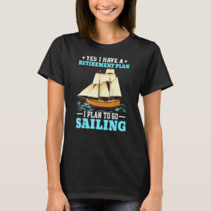 Camiseta Navegación por el Plan de Jubilación de Barcos Nav