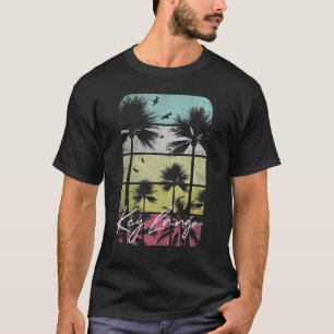 Camiseta Navegación por la playa retro vintage de Key Largo