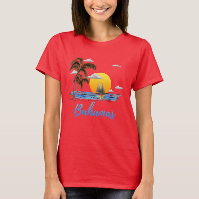Camiseta Navegación por las Bahamas (Anverso)