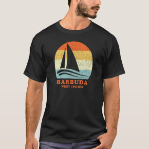 Camiseta Navegación por velero de Barbuda West Indies Vinta