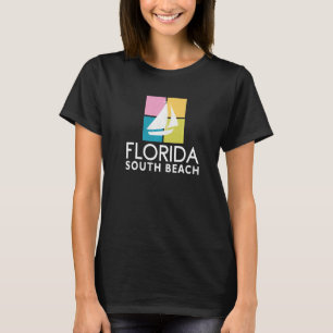 Camiseta Navegación South Beach Fl Yacht Sailboating South 