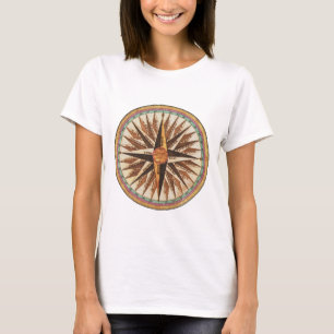 Camiseta Navegador de brújulas de nautical vintage