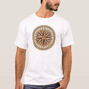 Camiseta Navegador de brújulas de nautical vintage