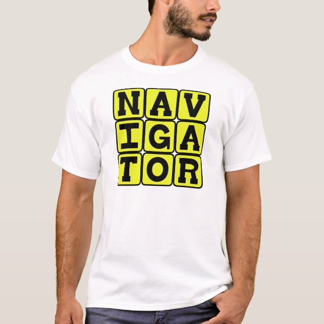 Camiseta Navegador, Maestro de mapas (Anverso)