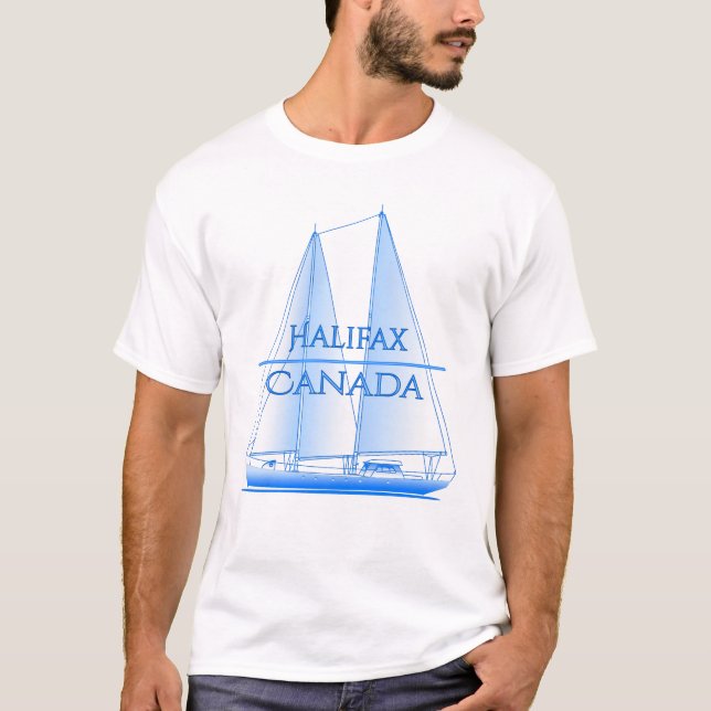 Camiseta Navegador náutico costero de Halifax (Anverso)
