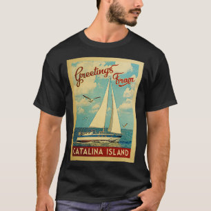 Camiseta Navegador Vintage de la Isla Catalina