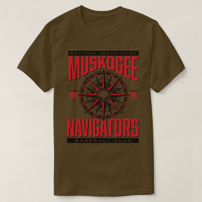 Camiseta Navegadores Muskogee (Diseño del anverso)