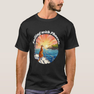 Camiseta Navegando con Phoenix - Hawái a Oregón con un Gato