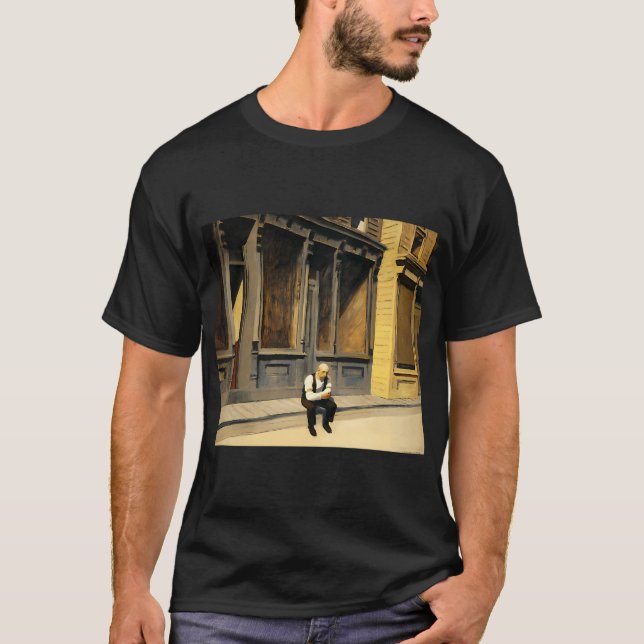 Camiseta Navegando Edward Hopper (Anverso)