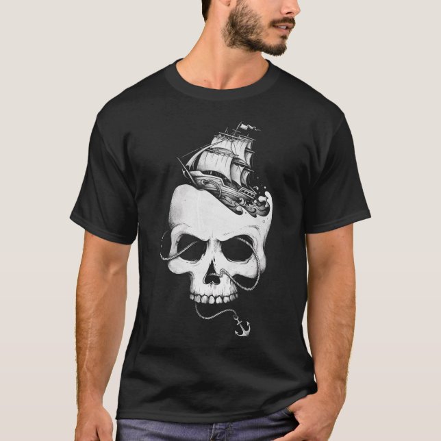 Camiseta Navegando el Mar Muerto (Anverso)