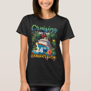 Camiseta Navegando en nuestro viaje de aniversario número 2
