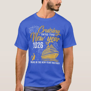 Camiseta Navegando hacia el Año Nuevo 2026 Familia Combinad