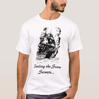 Camiseta Navegando los siete servidores…