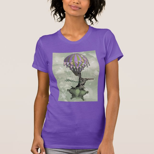 Camiseta Navegando por el conejo (Anverso)