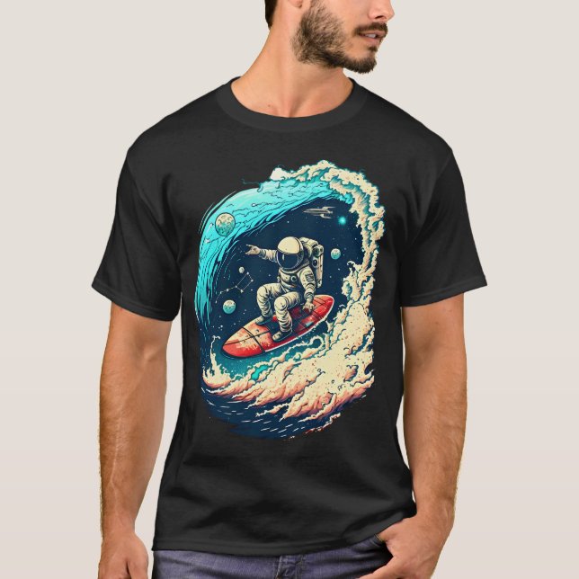 Camiseta Navegando por el Universo (Anverso)