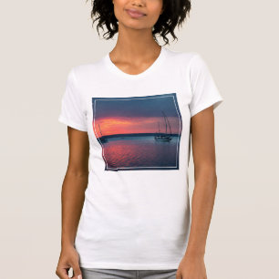Camiseta Navegar Al Atardecer Cienfuego, Cuba