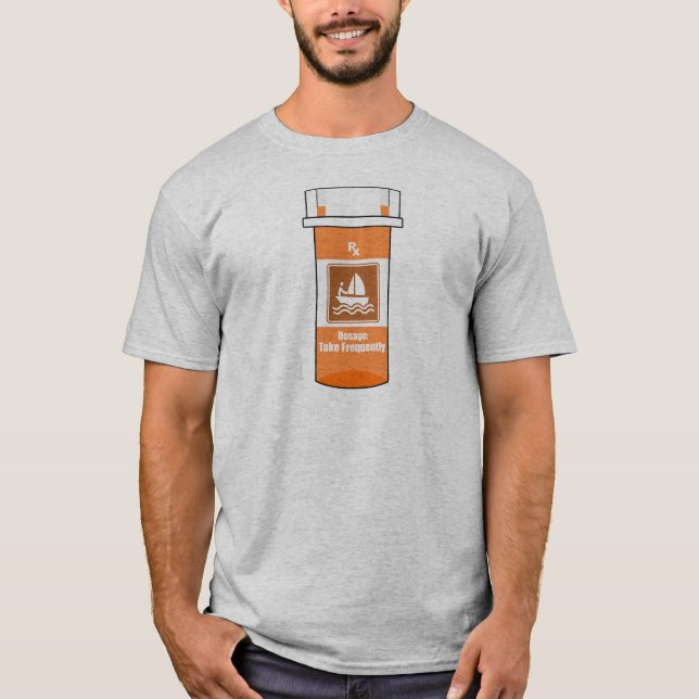 Camiseta Navegar Es Mi Medicina (Anverso)