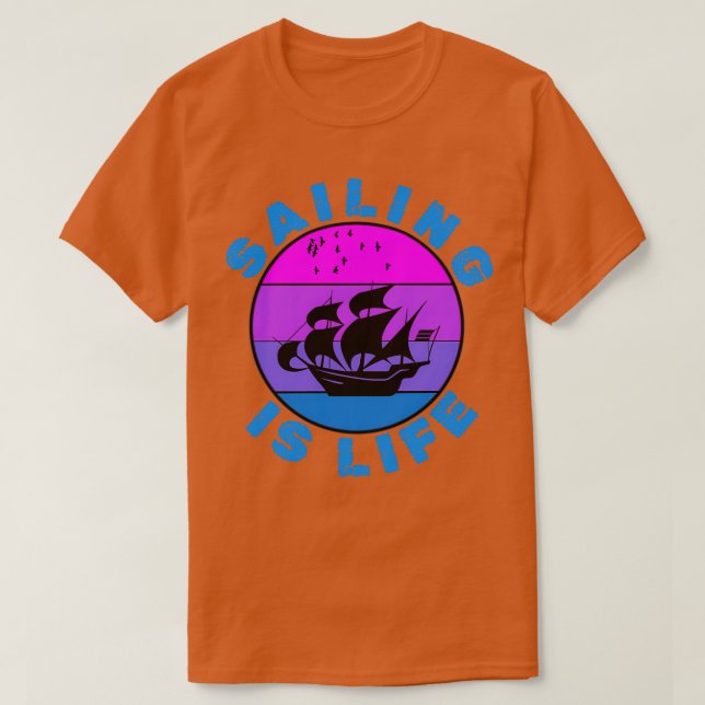 Camiseta Navegar es vida (Diseño del anverso)