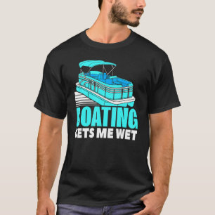 Camiseta Navegar me moja Barco pontón Navegar 1