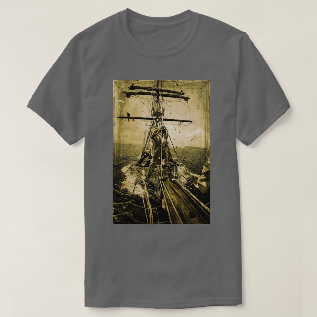 Camiseta Navegar por el Pacífico Sur (Diseño del anverso)
