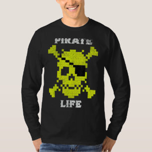 Camiseta Navegar por los mares adorados por el cráneo con e