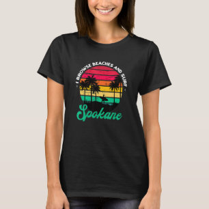 Camiseta Navego Por Las Playas Y El Surf Spokane Surfing Wa