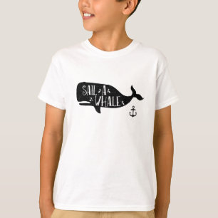 Camiseta Navegue una ballena