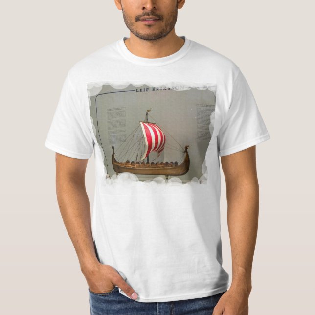 Camiseta Naves de los exploradores, Leif Erikson (Anverso)