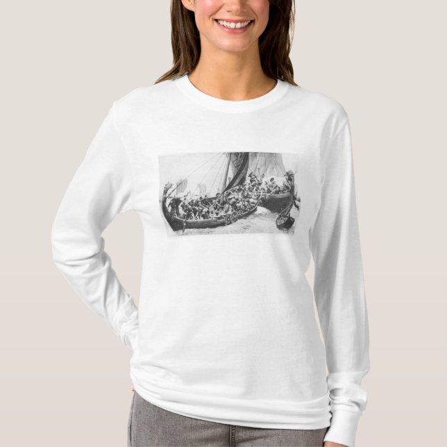 Camiseta Naves de Viking (Anverso)