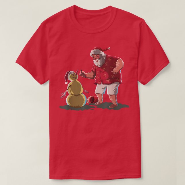 Camiseta Navidad 2021 Navidad se acerca el Fiesta de Papá N (Diseño del anverso)