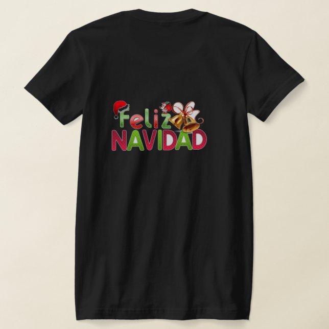 Camiseta Navidad 2024 dama  (Distribución Reverso )