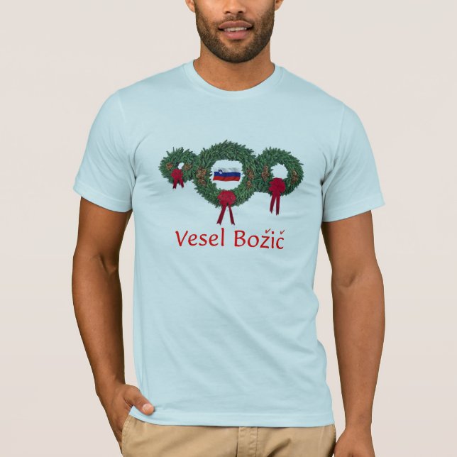 Camiseta Navidad 2 de Eslovenia (Anverso)