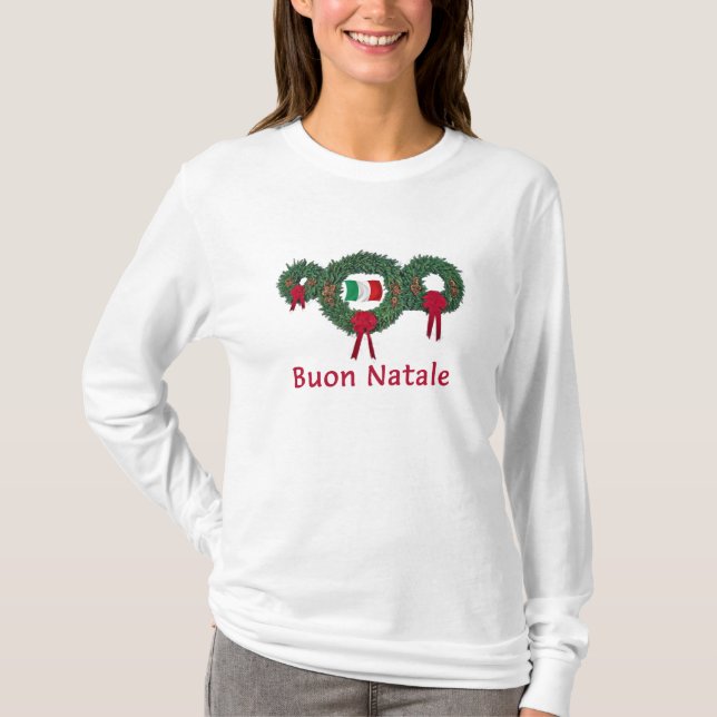 Camiseta Navidad 2 de Italia (Anverso)