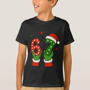 Camiseta Navidad 67 Seis Siete Divertido Gen Z Alpha Argot