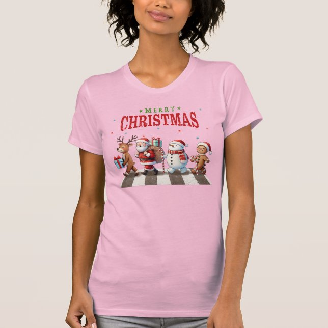 Camiseta Navidad Abbey Road  (Anverso)