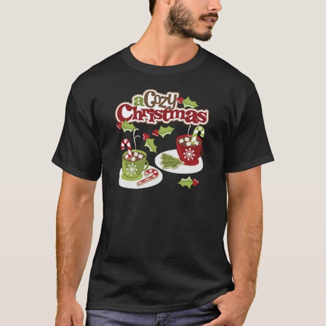 Camiseta Navidad Acogedora (Anverso)