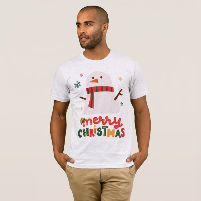 Camiseta Navidad adorable (Anverso completo)