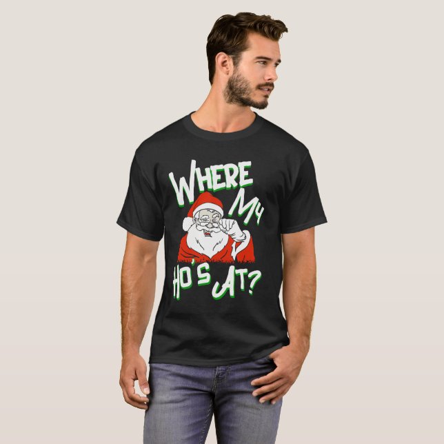 Camiseta Navidad adulto divertido (Anverso completo)
