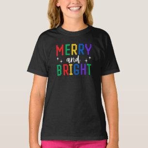 Camiseta Navidad Alegre Y Brillante
