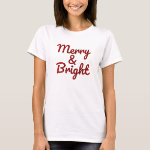 Camiseta Navidad Alegre y Brillante