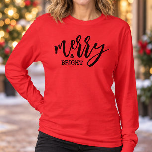 Camiseta Navidad Alegre y Brillante