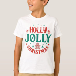 Camiseta Navidad Alegre y Feliz Hombre de Jengibre Retro